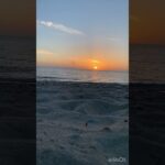 2023年 来間島の長間浜ビーチの夕日 #宮古島　＃来間島