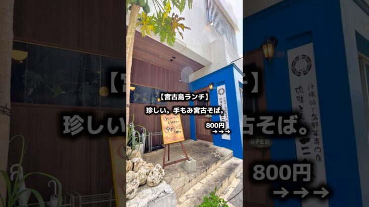 2023年 【宮古島ランチ】ここのとんかつ屋でしか味わえない『宮古そば』とは…？