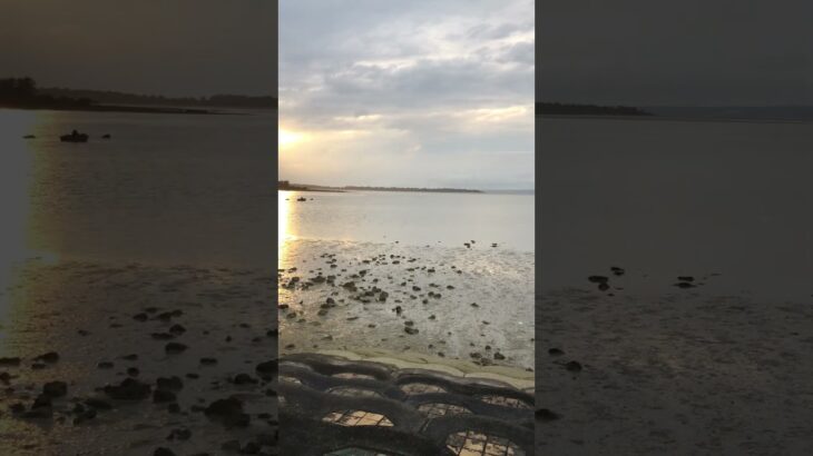 2023年 潮が引いている時の夕日 #宮古島