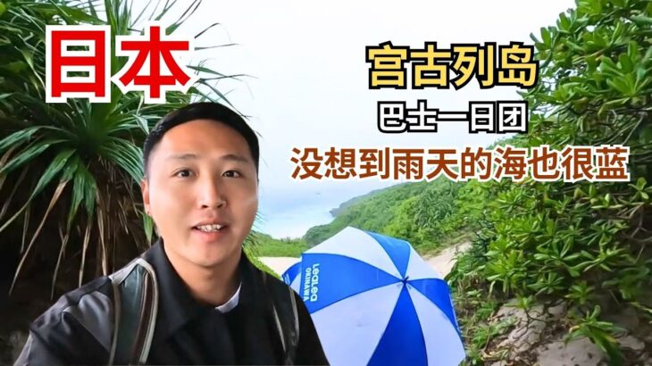 2023年 日本宫古列岛交通不便可以参加一日团，没想到雨天的海也是很蓝！【痒痒看世界】#日本 #冲绳 #宫古岛 #日本旅行 #旅行vlog