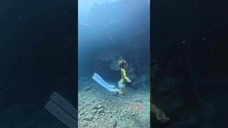 2023年 Feel the ocean breathe🫧 #underwater #mermaid #マーメイド #人魚 #宮古島