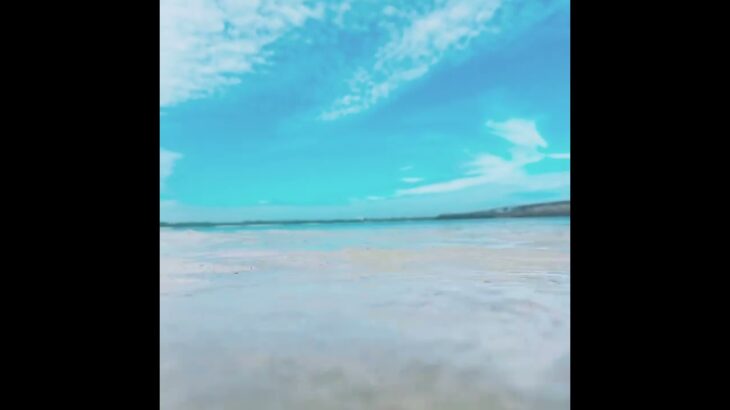 2023年 夕方の透明な海と波音だけの時間🏝️癒されすぎ注意 #宮古島 #沖縄旅行 #beachvibes #波の音 #癒し  #沖縄旅行 #秘密 #vlog #自然音 #海好き #nature #shorts
