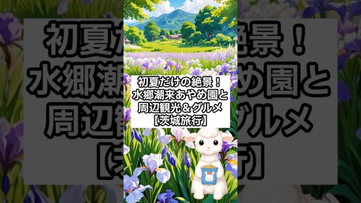 初夏だけの絶景！水郷潮来あやめ園と周辺観光＆グルメ【茨城旅行】