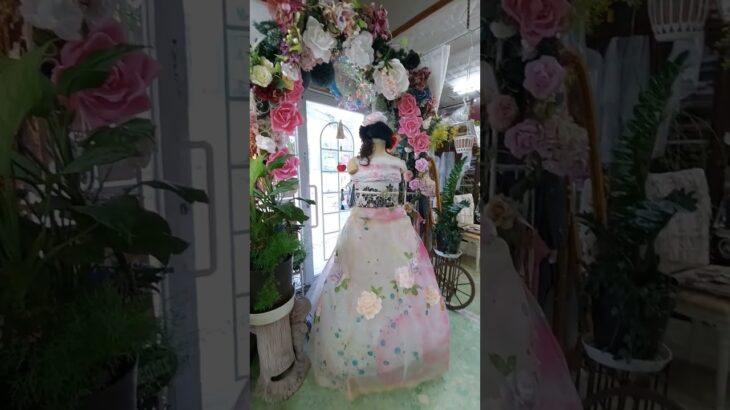 2023年 着物ドレス　前撮りやイベントで楽しみましょう　宮古島美容室✂️💇✨メルヘン～✴️