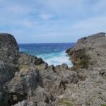2023年 宮古島　下地島の通り池の裏から近づいたら大変なことに　スマホ壊れ病院へ　人の大声を拾うので小さいボリュームで聞いて下さい