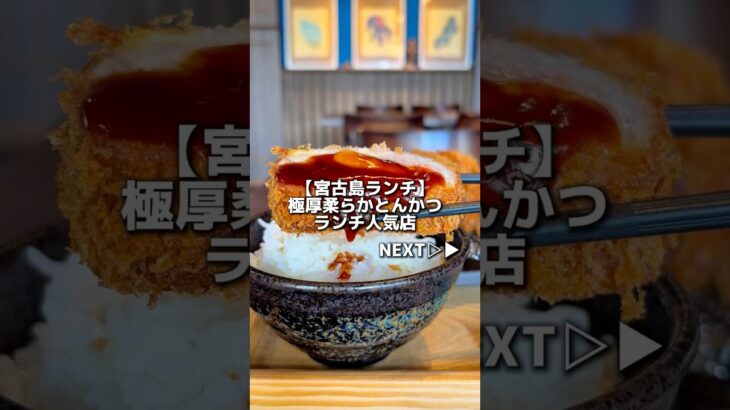 2023年 【宮古島ランチ】宮古島 琉球とんかつ三矢