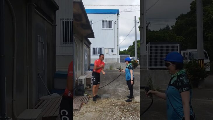 2023年 真夏の宮古島 ロードバイクで走る前に水浴び