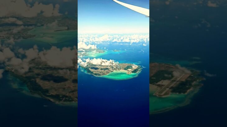 2023年 【機窓風景】宮古島。伊良部島と下地島と１７ＥＮＤ