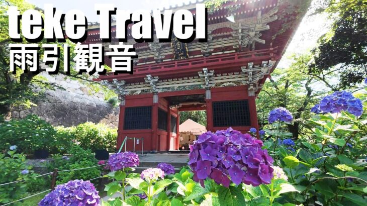 【観光】雨引観音/茨城県桜川市 あじさいと水中華を堪能！夜のライトアップが幻想的でした