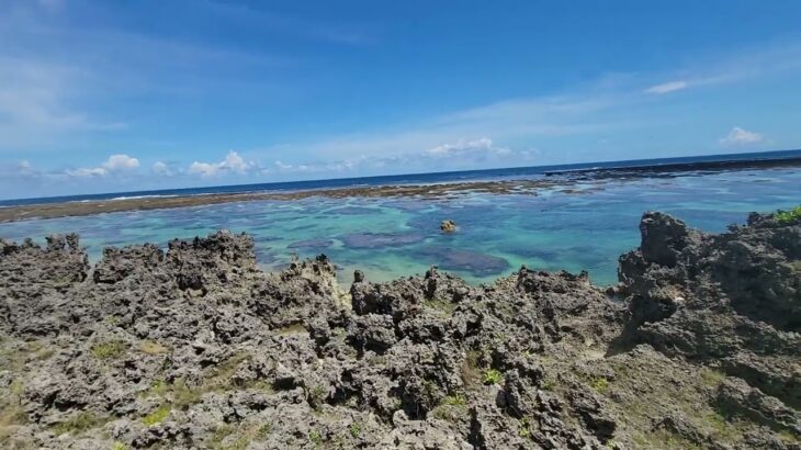 2023年 宮古島　インギャーマリンガーデン展望台への道