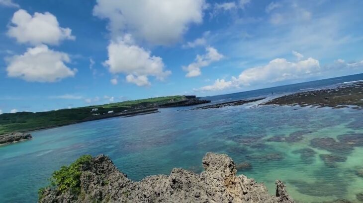 2023年 宮古島　インギャーマリンガーデン展望台への道