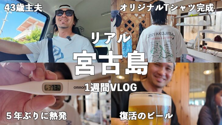 2023年 【宮古島人の日常】リアルな島暮らし平日５日間VLOG/オリT完成/5年ぶりの風邪/復活の宴
