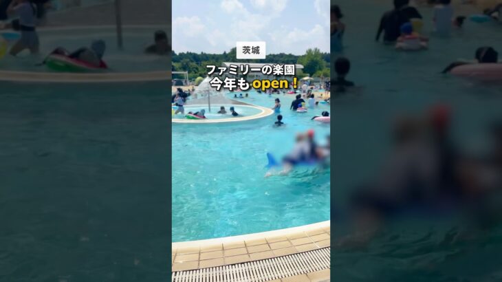 【茨城】愛されるファミリーの楽園 #茨城 #茨城県 #子連れ #プール #関東ママ #水遊び #プールデビュー #鉾田市 #いこいの村涸沼