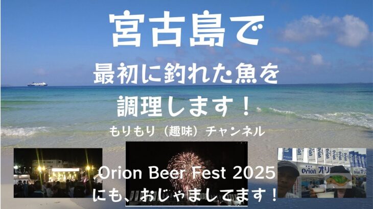 2023年 宮古島で最初に釣れた魚を調理します もりもり趣味チャンネル 2025