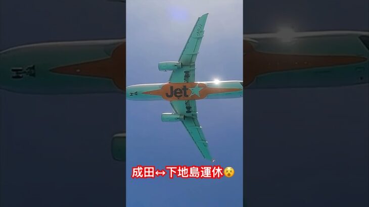 2023年 今年は成田↔︎下地島線運休のジェットスター　#宮古島 #jetstar #下地島空港