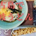 2023年 【バズる予感】宮古島の讃岐うどん“宮もと”で冷やしうどんとちくわ揚げ＆しらす梅おにぎりを堪能！