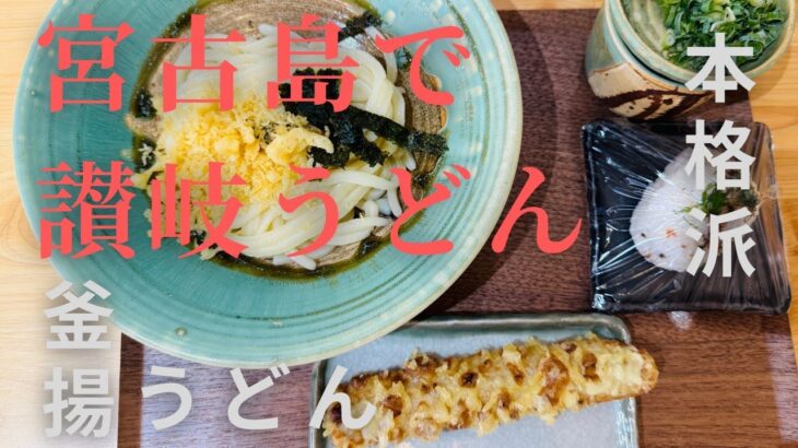 2023年 【バズる予感】宮古島の讃岐うどん“宮もと”で冷やしうどんとちくわ揚げ＆しらす梅おにぎりを堪能！