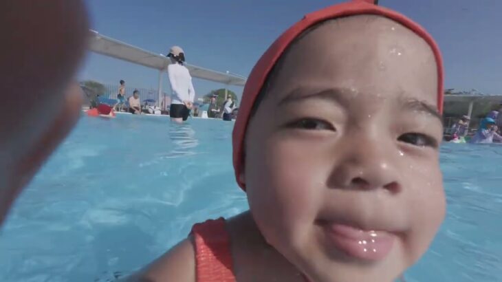 茨城旅行二日目✈️おもに息子のプール動画です