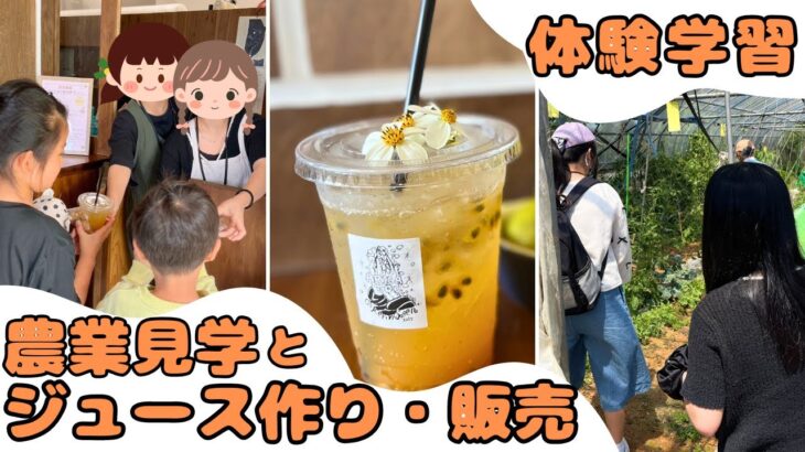 2023年 【宮古島の中学生が体験】農業見学&農園で採れたパッションフルーツでジュース作り・販売をやってみた！