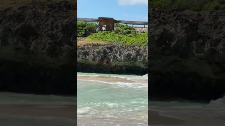 2023年 あの蛍光のおじさん宮古島にも居た😱360度カメラを片手に誰も居ない海へ