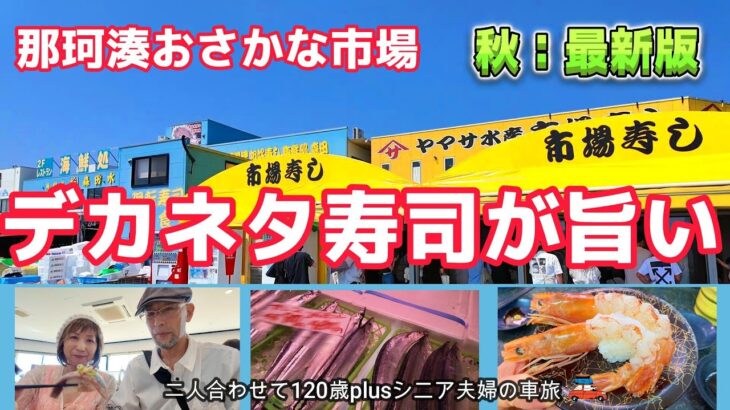 【茨城観光】旨すぎるデカネタ寿司と今が旬！さんまが超お買い得！