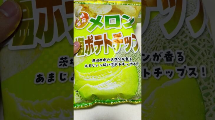 メロンポテチ…？いったいどんな味がするんだ #茨城県 #いばらき観光マイスター