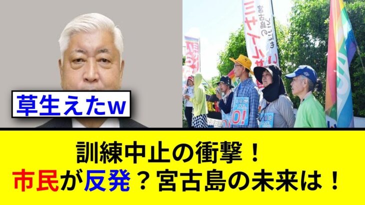 2023年 宮古島の日米共同訓練中止！反対派の影響とは？