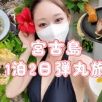 2023年 【宮古島vlog】小学生ぶりに海に入りました。1泊2日で大満喫の食倒れ旅🌺