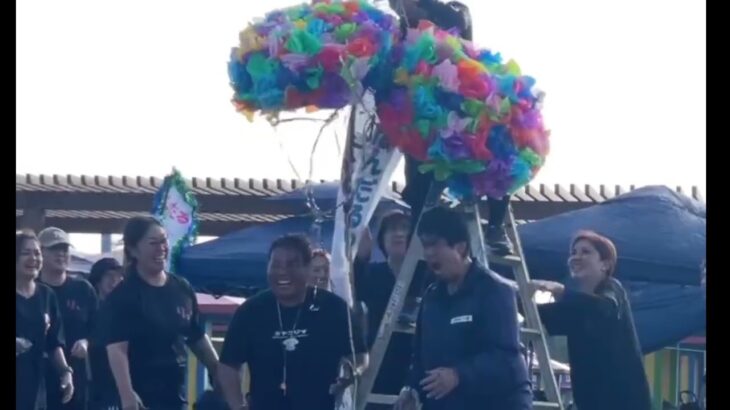 2023年 第10回宮古島女子運動会　後輩の皆さんのサプライズ　愛を感じます