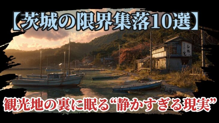 【茨城の限界集落10選】観光地の裏に眠る“静かすぎる現実”と、消えそうで消えない村の物語【ずんだもん案内】