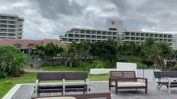 2023年 2022年12月　宮古島東急リゾートホテル　庭からの風景