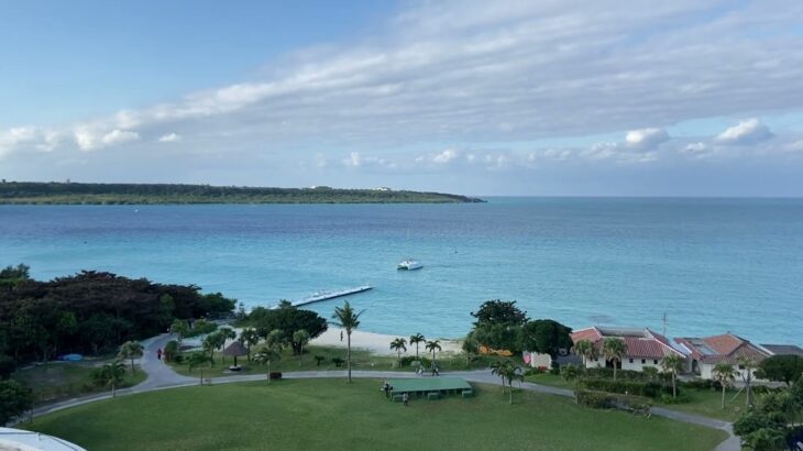 2023年 2022年12月　宮古島東急リゾートホテル屋上からのオーシャンビュー