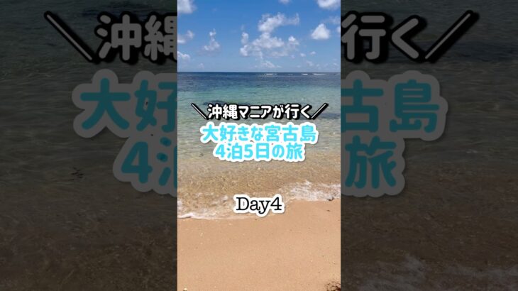 2023年 ＼沖縄マニアが行く／大好きな宮古島4泊5日の旅Day4#shorts#宮古島#沖縄#travel