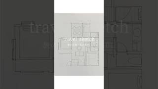 2023年 travel sketch  旅の記録：宮古島01