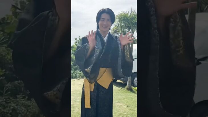 2023年 #宮古島 で初めてのコンサート🏝️琉装にもチャレンジしてきました！#真田ナオキ #沖縄 #オフショット
