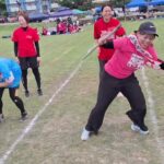 2023年 宮古島女子運動会　タイヤ回し、グルグルバッド